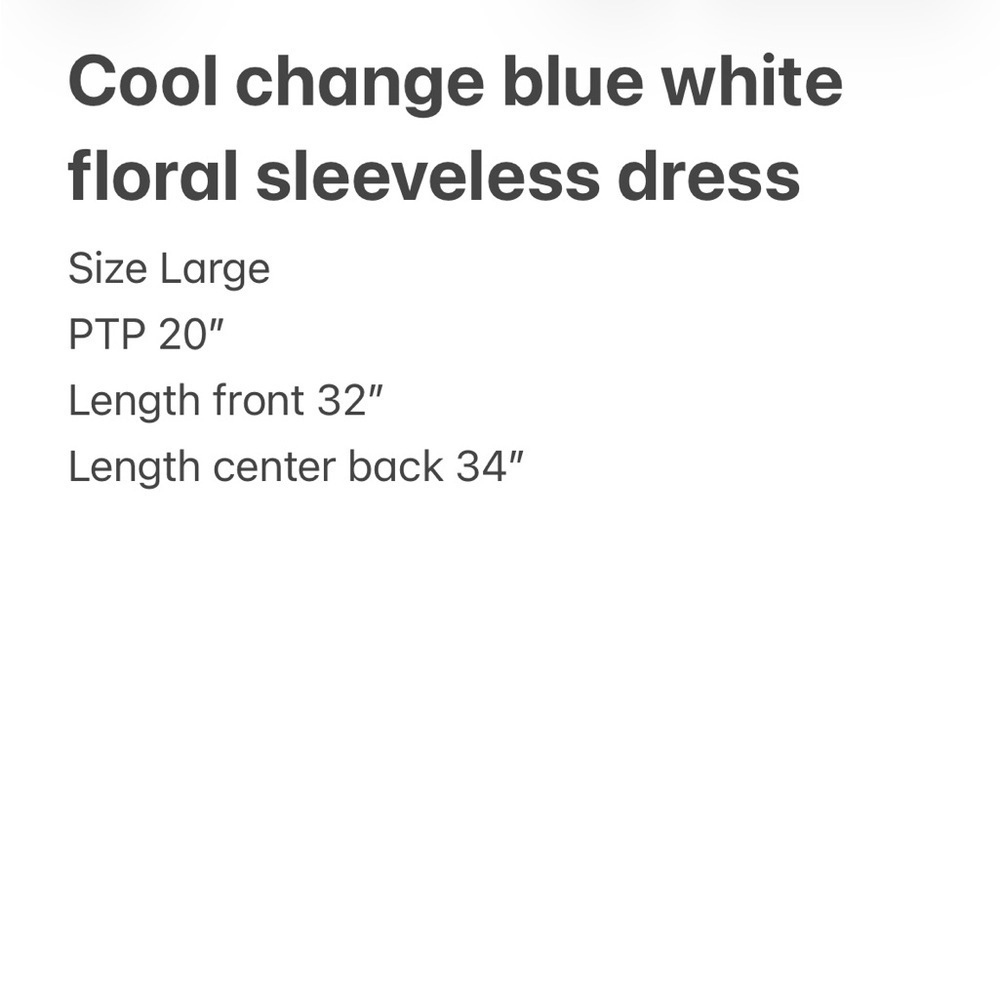 Floral Sleeveless Mini Dress with Tassels and Tie at Waist Size Large CoolChange - Picture 6 of 6